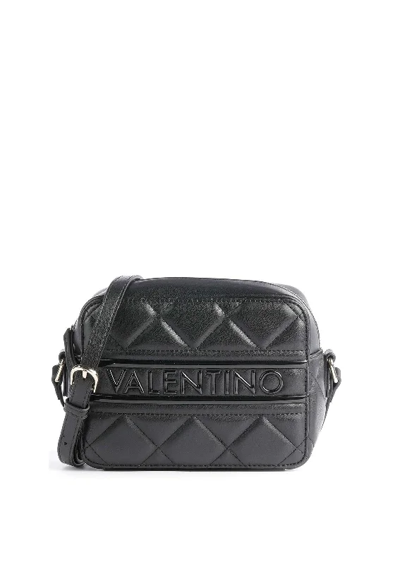 Men's leather crossbody bag with antique brass hardware for a vintage lookValentino Ada Quilted Crossbody Bag, Black Men's leather crossbody bag with antique brass hardware for a vintage lookValentino Ada Quilted Crossbody Bag, Black
