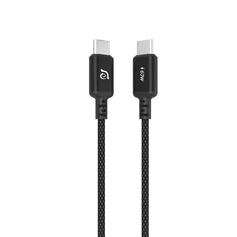 Compact carry - on travel bag with spinner wheels for easy maneuvering in airportsADAM elements CASA S120/S200 USB-C to USB-C 60W Braided Charging Cable