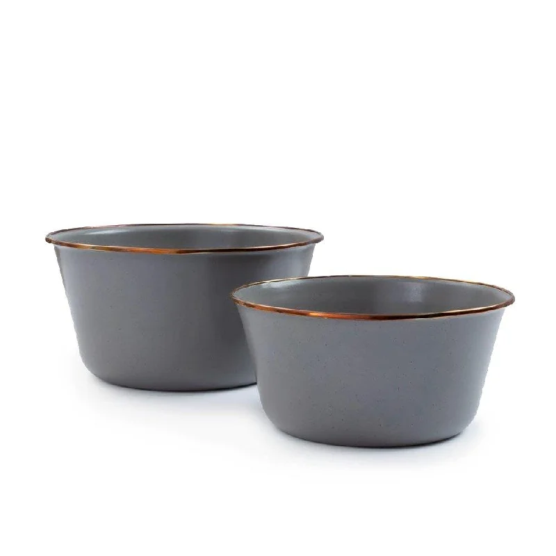 Stackable travel bag set with various sizes for diverse packing needsBarebones Enamel Mixing Bowl - Set of 2 Stackable travel bag set with various sizes for diverse packing needsBarebones Enamel Mixing Bowl - Set of 2
