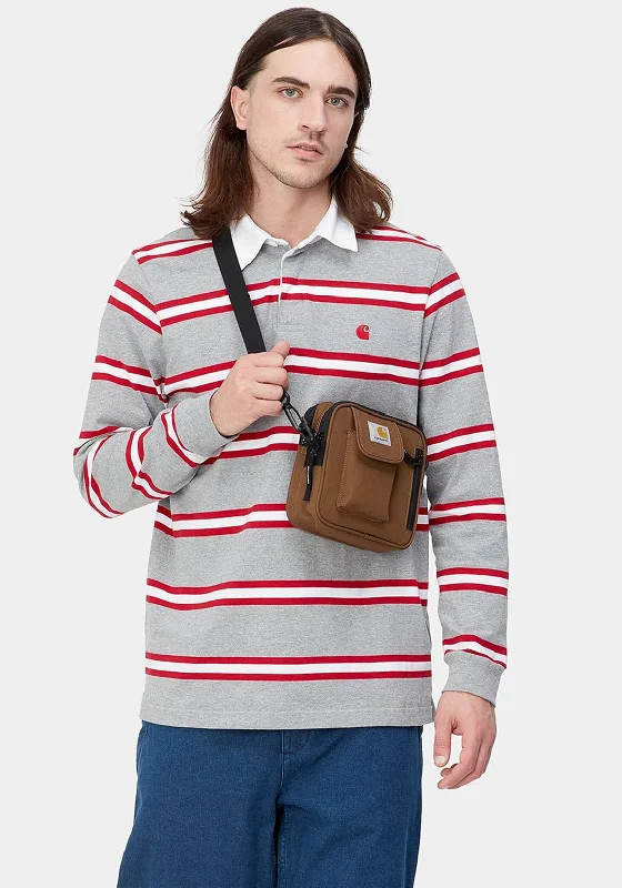 Minimalist men's crossbody bag with a single compartment for simplicityCarhartt Essentials Small Crossbody Bag, Tamarind Minimalist men's crossbody bag with a single compartment for simplicityCarhartt Essentials Small Crossbody Bag, Tamarind
