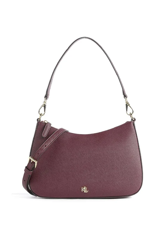 Soft suede men's crossbody bag for a luxurious feelRalph Lauren Danni Shoulder Bag, Wine Soft suede men's crossbody bag for a luxurious feelRalph Lauren Danni Shoulder Bag, Wine