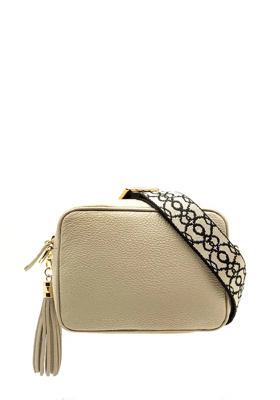 Men's crossbody bag with a hidden anti - theft pocketElie Beaumont Geometric Strap Crossbody Bag, Stone Men's crossbody bag with a hidden anti - theft pocketElie Beaumont Geometric Strap Crossbody Bag, Stone