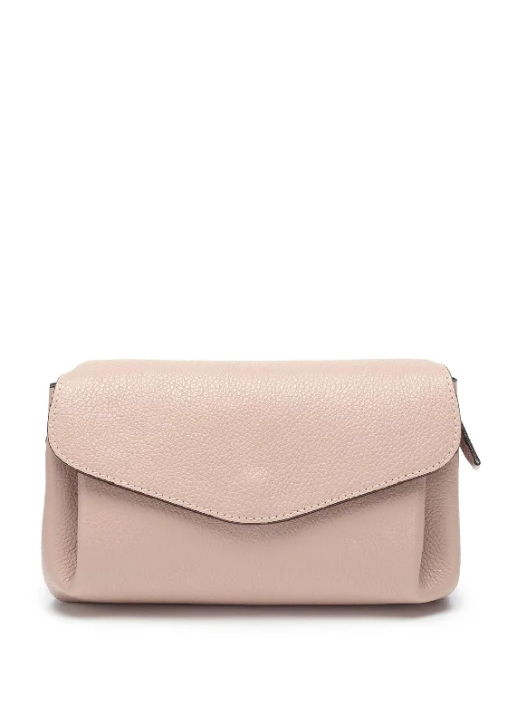 Men's crossbody bag with a built - in charging port for tech use on the goElie Beaumont Envelope Bag, Nude