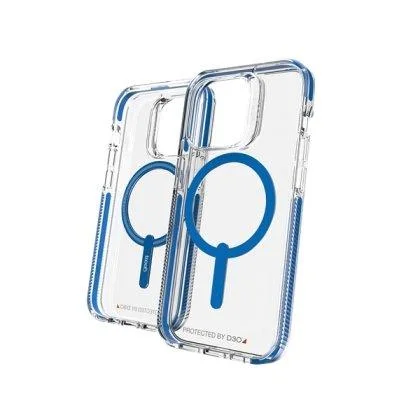 Smart travel bag with integrated GPS tracker for lost item recovery(Markdown) Gear4 D3O Santa Cruz Snap iPhone 14 series - Blue