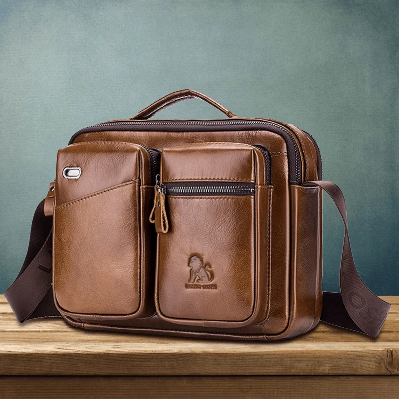 Vintage - inspired men's crossbody bag with a distressed finishGenuine Leather Men Vintage Messenger Bag Briefcase Handbag Shoulder Bag Satchel Bag Vintage - inspired men's crossbody bag with a distressed finishGenuine Leather Men Vintage Messenger Bag Briefcase Handbag Shoulder Bag Satchel Bag
