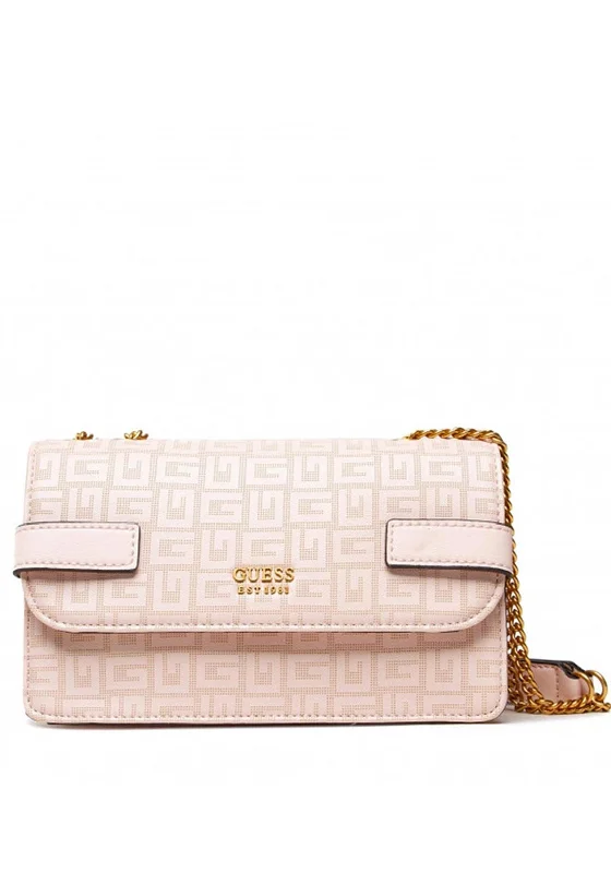 Men's crossbody bag with a hidden anti - theft pocketGuess Atene Crossbody Bag, Soft Pink