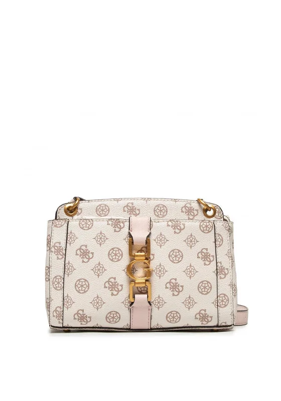 Military - style men's crossbody bag with MOLLE webbing for attachmentsGuess Briana Crossbody Bag, Pink Multi
