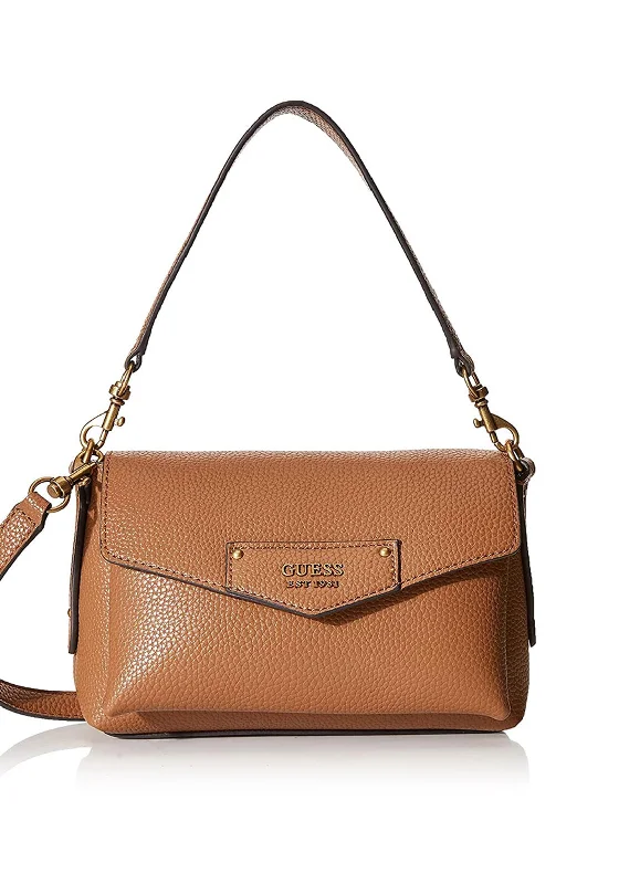 Vintage - inspired men's crossbody bag with a distressed finishGuess Eco Brenton Crossbody Bag, Caramel Vintage - inspired men's crossbody bag with a distressed finishGuess Eco Brenton Crossbody Bag, Caramel