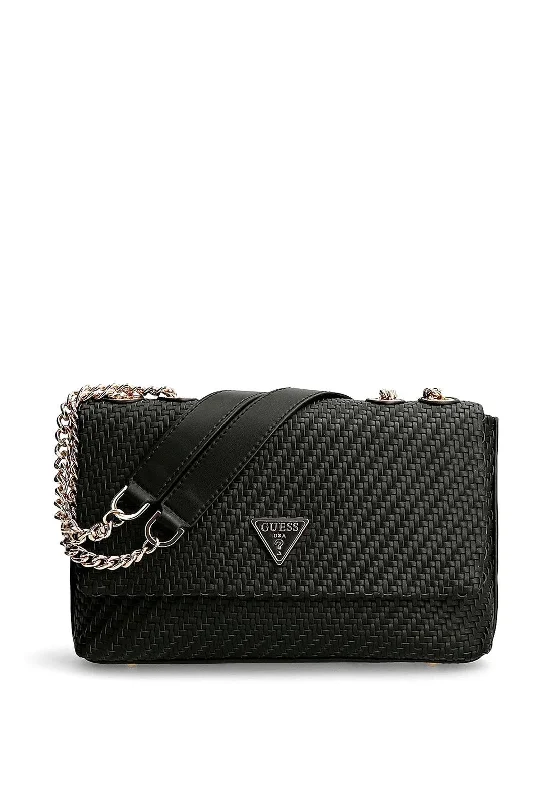 Urban men's crossbody bag with a modern, sleek designGuess Hassie Crossbody Bag, Black