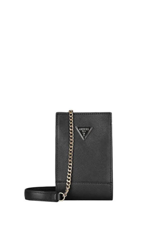 Soft suede men's crossbody bag for a luxurious feelGuess Noelle Mini Smartphone Crossbody, Black Soft suede men's crossbody bag for a luxurious feelGuess Noelle Mini Smartphone Crossbody, Black