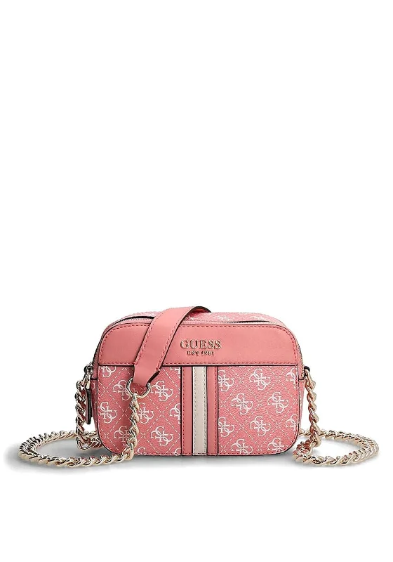 Hiking - specific men's crossbody bag with a hydration bladder pocketGuess Noelle Crossbody Bag, Pink Multi