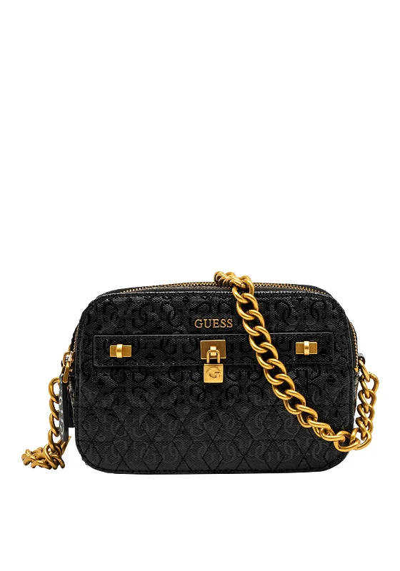 Compact men's crossbody bag for everyday carryGuess Noelle Quilted Logo Crossbody Bag, Black Compact men's crossbody bag for everyday carryGuess Noelle Quilted Logo Crossbody Bag, Black