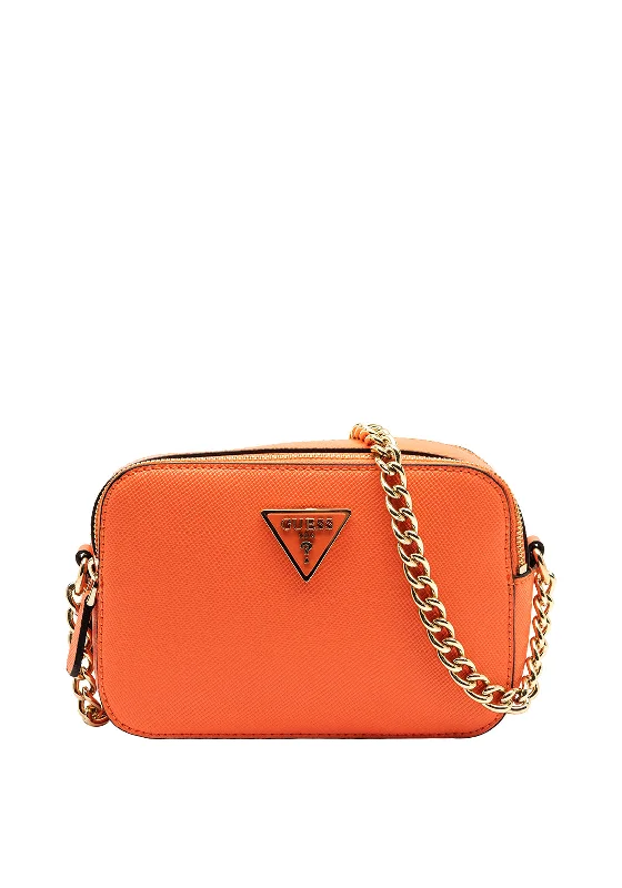 Soft suede men's crossbody bag for a luxurious feelGuess Noelle Small Crossbody Bag, Coral Soft suede men's crossbody bag for a luxurious feelGuess Noelle Small Crossbody Bag, Coral
