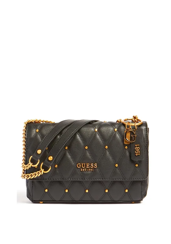 Military - style men's crossbody bag with MOLLE webbing for attachmentsGuess Triana Studded Crossbody Bag, Black Military - style men's crossbody bag with MOLLE webbing for attachmentsGuess Triana Studded Crossbody Bag, Black