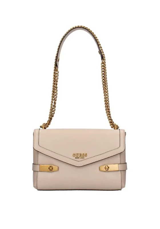 Men's crossbody bag made from recycled materials for eco - friendly usersGuess Zadie Crossbody Flapover Medium Bag, Light Rum Men's crossbody bag made from recycled materials for eco - friendly usersGuess Zadie Crossbody Flapover Medium Bag, Light Rum