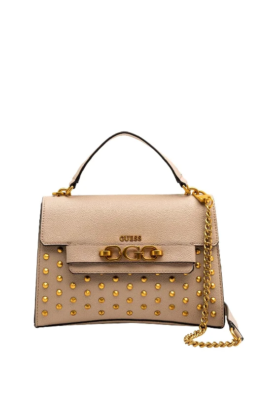 Men's crossbody bag with adjustable straps for a customized fitGuess Zira Studded Crossbody Bag, Light Rum