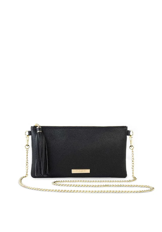 Waterproof nylon men's crossbody bag for outdoor activitiesKatie Loxton Sophia Tassel Crossbody Bag, Black