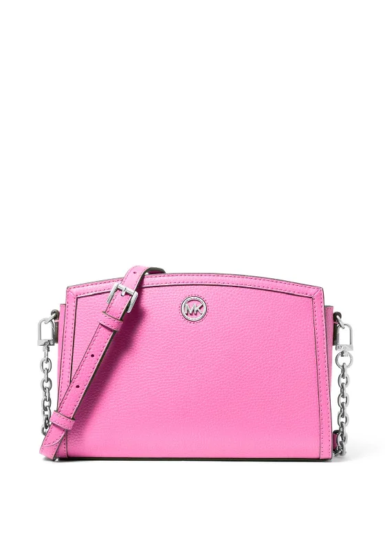 Vintage - inspired men's crossbody bag with a distressed finishMICHAEL Michael Kors Small Pebbled Leather Crossbody Bag, Cerise Vintage - inspired men's crossbody bag with a distressed finishMICHAEL Michael Kors Small Pebbled Leather Crossbody Bag, Cerise