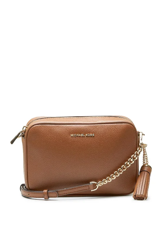 Soft suede men's crossbody bag for a luxurious feelMICHAEL Michael Kors Camera Bag Leather Crossbody Bag, Luggage Soft suede men's crossbody bag for a luxurious feelMICHAEL Michael Kors Camera Bag Leather Crossbody Bag, Luggage
