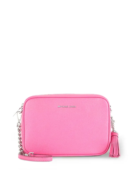 Men's crossbody bag with adjustable straps for a customized fitMICHAEL Michael Kors MD Camera Crossbody Bag, Cerise Men's crossbody bag with adjustable straps for a customized fitMICHAEL Michael Kors MD Camera Crossbody Bag, Cerise
