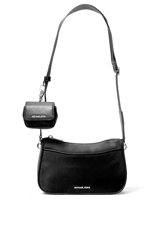 Men's crossbody bag with adjustable straps for a customized fitMICHAEL Michael Kors Jet Set Crossbody Bag with Airpod Pro® Case, Black Men's crossbody bag with adjustable straps for a customized fitMICHAEL Michael Kors Jet Set Crossbody Bag with Airpod Pro® Case, Black