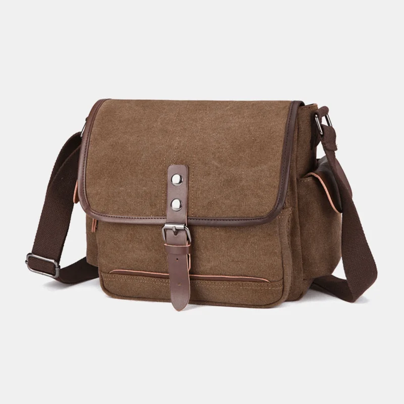 Designer men's crossbody bag with a unique pattern or logoMen Canvas Large Capacity Water-Resistant Vintage Laptop Messenger Bag Shoulder Bag Crossbody Bag Designer men's crossbody bag with a unique pattern or logoMen Canvas Large Capacity Water-Resistant Vintage Laptop Messenger Bag Shoulder Bag Crossbody Bag