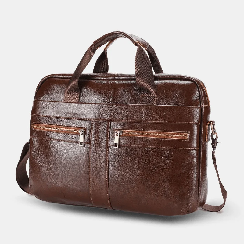 RFID - blocking men's crossbody bag for security - conscious travelersMen Genuine Leather Multi-Pocket Vintage 14 Inch Laptop Bag Messenger Bag Crossbody Bags Shoulder Bag Briefcase RFID - blocking men's crossbody bag for security - conscious travelersMen Genuine Leather Multi-Pocket Vintage 14 Inch Laptop Bag Messenger Bag Crossbody Bags Shoulder Bag Briefcase