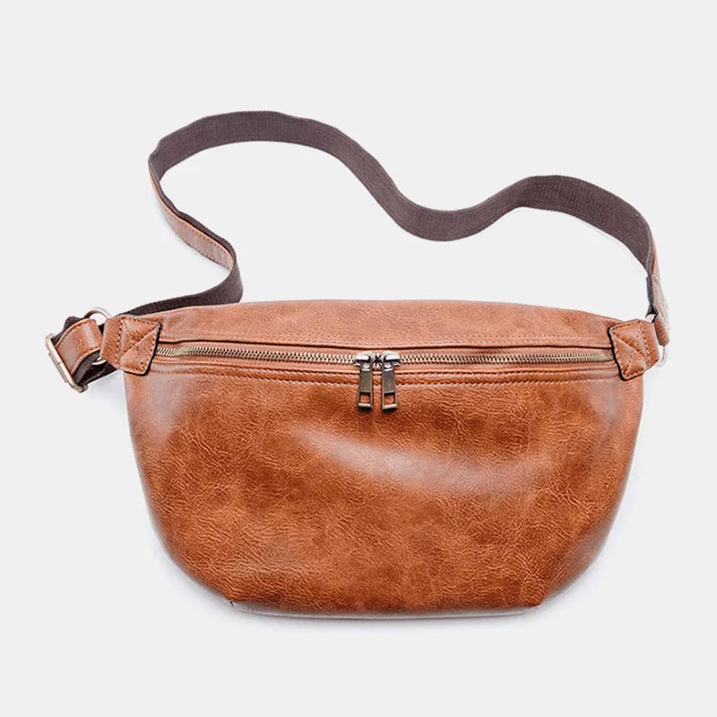 Compact men's crossbody bag for everyday carryMen Large Capacity Waterproof Crossbody Bag PU Leather Anti-Theft Casual Waist Bag Chest Bag Shoulder Bag Compact men's crossbody bag for everyday carryMen Large Capacity Waterproof Crossbody Bag PU Leather Anti-Theft Casual Waist Bag Chest Bag Shoulder Bag