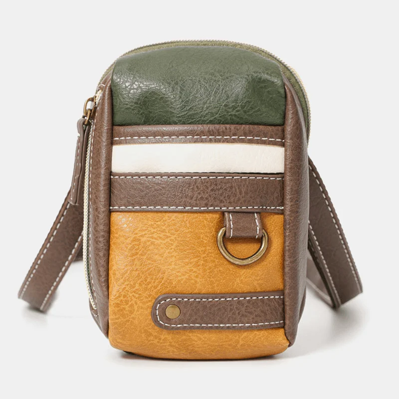 Urban men's crossbody bag with a modern, sleek designMen Mini Stitching Color Casual Crossbody Bags Detachable Shoulder Strap All-Match 6.5 Inch Phone Bag Urban men's crossbody bag with a modern, sleek designMen Mini Stitching Color Casual Crossbody Bags Detachable Shoulder Strap All-Match 6.5 Inch Phone Bag