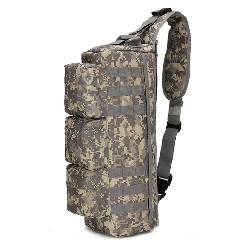 Military - style men's crossbody bag with MOLLE webbing for attachmentsMen Nylon Tactical Outdoor Sport CS Crossbody Bag Hiking Chest Bag Military - style men's crossbody bag with MOLLE webbing for attachmentsMen Nylon Tactical Outdoor Sport CS Crossbody Bag Hiking Chest Bag