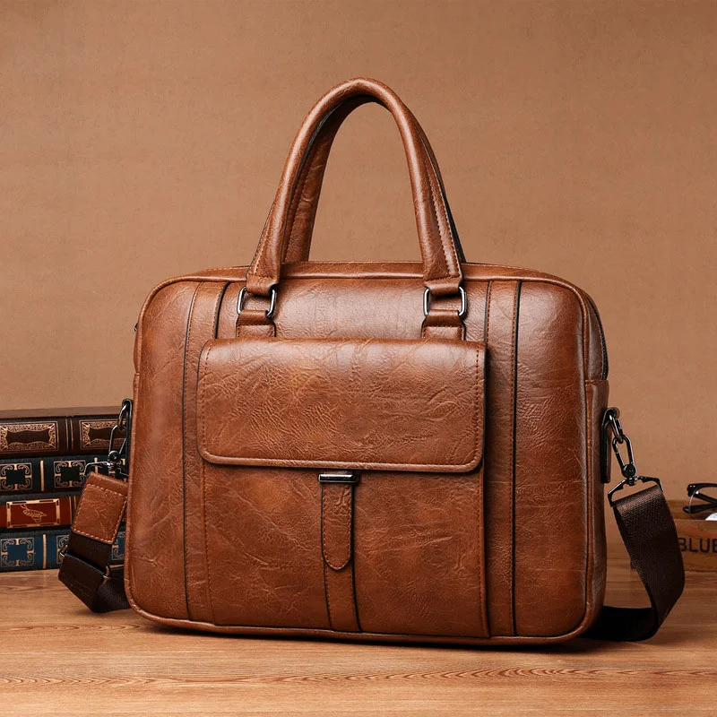 Men's crossbody bag made from recycled materials for eco - friendly usersMen PU Leather Multifunction Multi-Pocket Vintage Messenger Bag Crossbody Bag Handbag Shoulder Bag Men's crossbody bag made from recycled materials for eco - friendly usersMen PU Leather Multifunction Multi-Pocket Vintage Messenger Bag Crossbody Bag Handbag Shoulder Bag