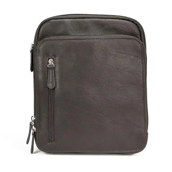 Hiking - specific men's crossbody bag with a hydration bladder pocketOsgoode Marley Leather Unisex Charles Crossbody Hiking - specific men's crossbody bag with a hydration bladder pocketOsgoode Marley Leather Unisex Charles Crossbody