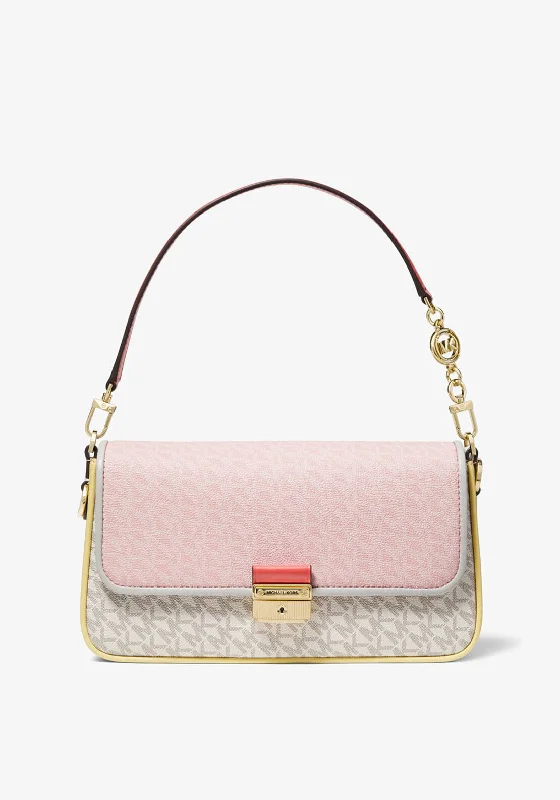 Designer men's crossbody bag with a unique pattern or logoMICHAEL Michael Kors Bradshaw Convertible Shoulder Bag, Smokey Rose Multi Designer men's crossbody bag with a unique pattern or logoMICHAEL Michael Kors Bradshaw Convertible Shoulder Bag, Smokey Rose Multi