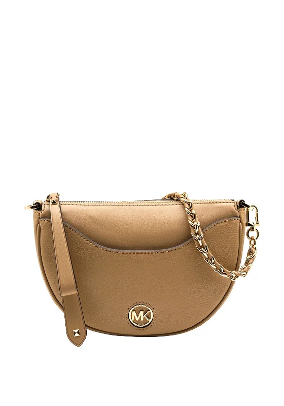 Hiking - specific men's crossbody bag with a hydration bladder pocketMICHAEL Michael Kors Half Moon Crossbody Bag, Camel Hiking - specific men's crossbody bag with a hydration bladder pocketMICHAEL Michael Kors Half Moon Crossbody Bag, Camel