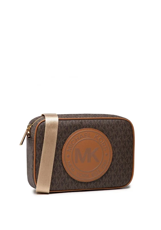Waterproof nylon men's crossbody bag for outdoor activitiesMICHAEL Michael Kors Jet Set Fulton Sport Crossbody Bag, Brown Waterproof nylon men's crossbody bag for outdoor activitiesMICHAEL Michael Kors Jet Set Fulton Sport Crossbody Bag, Brown