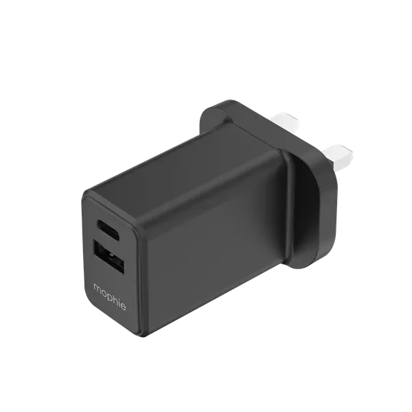 Garment - protected travel bag with hanging system for suits and dressesMophie Essential Wall Charger PD 30W, 1A1C