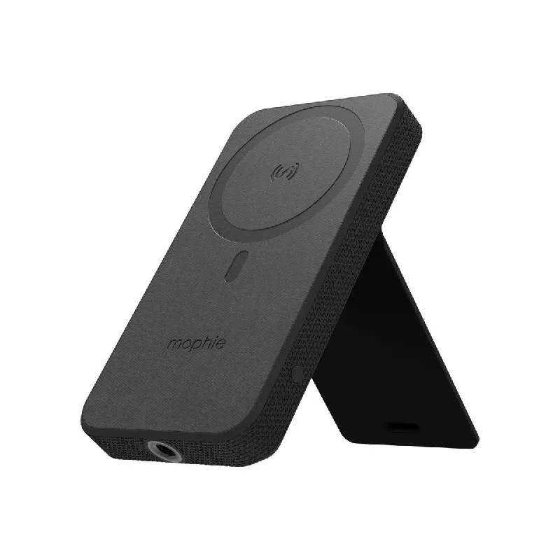 Lightweight nylon duffel travel bag with multiple exterior pockets for quick accessMophie Snap+ Powerstation Stand 10,000mAh - Black