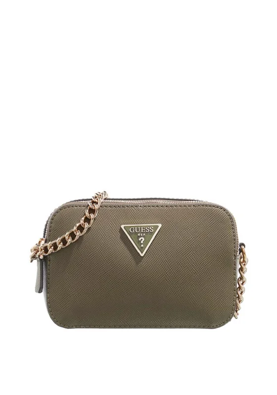 Urban men's crossbody bag with a modern, sleek designGuess Noelle Crossbody Bag, Olive Urban men's crossbody bag with a modern, sleek designGuess Noelle Crossbody Bag, Olive