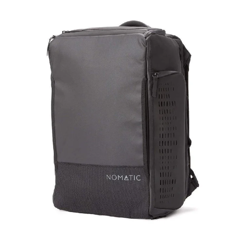 Soft - sided travel bag with reinforced corners for durabilityNomatic 30L Travel Bag (V2) - Black