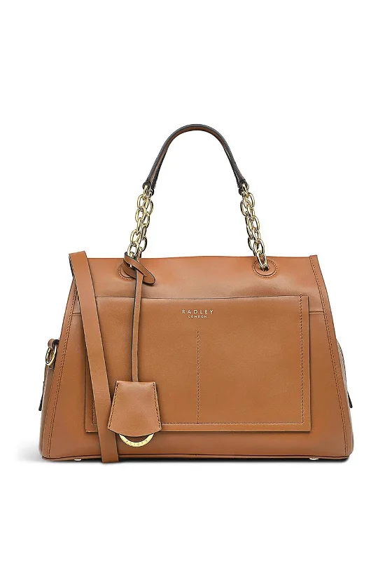 Urban men's crossbody bag with a modern, sleek designRadley London Fern Street Satchel Bag, Brown