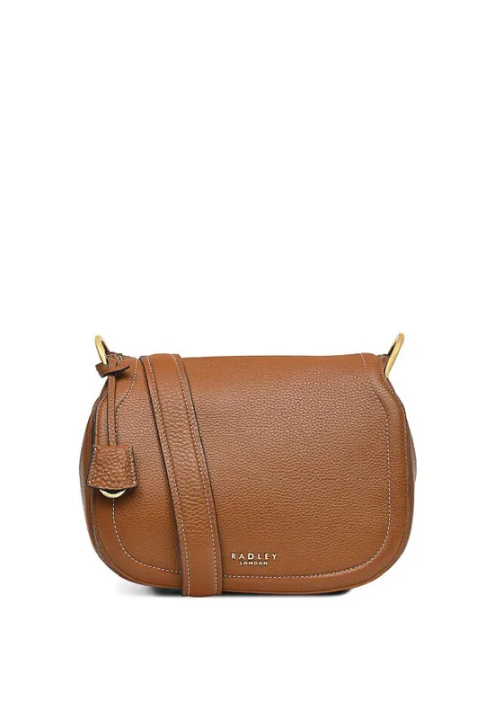 Men's crossbody bag made from recycled materials for eco - friendly usersRadley London York Walk Saddle Bag, Toffee Men's crossbody bag made from recycled materials for eco - friendly usersRadley London York Walk Saddle Bag, Toffee