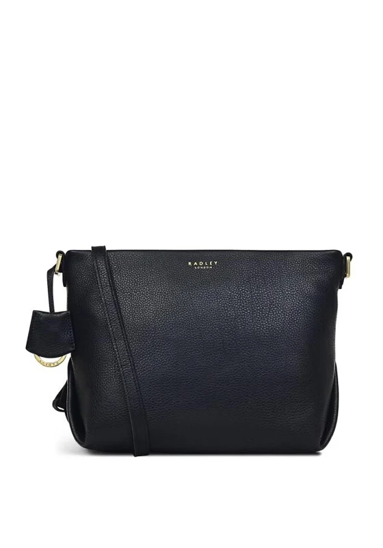 Men's crossbody bag with a padded laptop sleeve for commutingRadley Aster Medium Zip Top Crossbody, Black Men's crossbody bag with a padded laptop sleeve for commutingRadley Aster Medium Zip Top Crossbody, Black