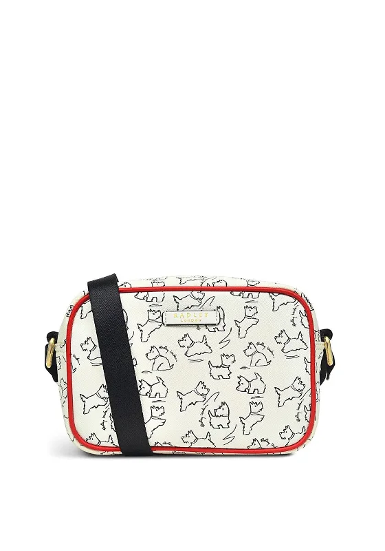Men's crossbody bag with a built - in charging port for tech use on the goRadley Sketch Street Small Crossbody Bag, Chalk