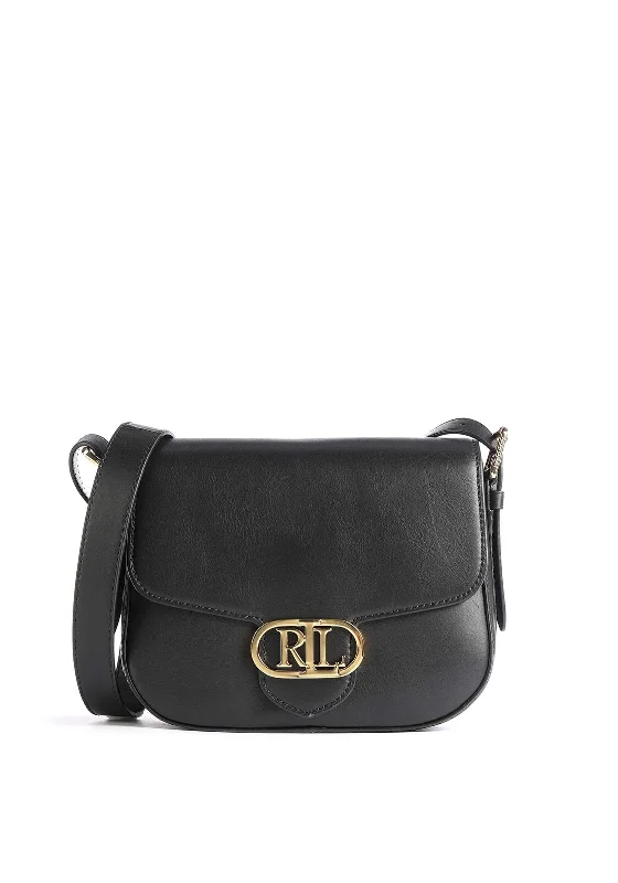 Convertible men's crossbody bag that can be worn as a shoulder bagRalph Lauren Addie Medium Saddle Bag, Black Convertible men's crossbody bag that can be worn as a shoulder bagRalph Lauren Addie Medium Saddle Bag, Black
