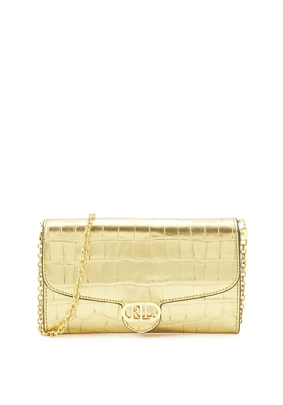 Men's crossbody bag with a padded laptop sleeve for commutingRalph Lauren Adair Small Crossbody Bag, Modern Gold Men's crossbody bag with a padded laptop sleeve for commutingRalph Lauren Adair Small Crossbody Bag, Modern Gold