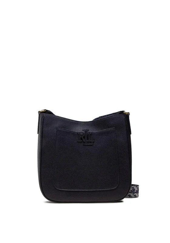 Men's crossbody bag with adjustable straps for a customized fitRalph Lauren Logo Crossbody Bag, Black Men's crossbody bag with adjustable straps for a customized fitRalph Lauren Logo Crossbody Bag, Black