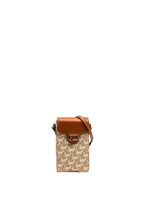 Canvas men's crossbody bag with a rustic, casual styleRalph Lauren Smartphone Crossbody Bag, Tan Canvas men's crossbody bag with a rustic, casual styleRalph Lauren Smartphone Crossbody Bag, Tan