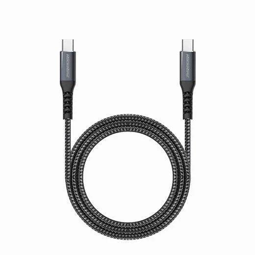 Soft - sided travel bag with reinforced corners for durabilityRockrose Powerline CC1 1M Type-C to Type-C Cable - Midnight Blue Soft - sided travel bag with reinforced corners for durabilityRockrose Powerline CC1 1M Type-C to Type-C Cable - Midnight Blue