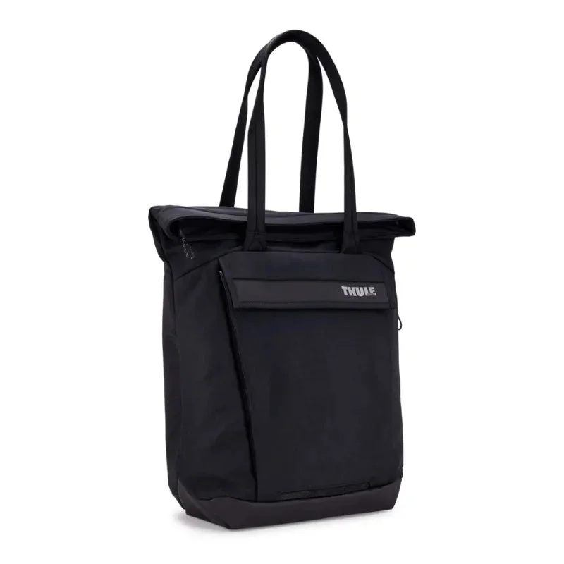 Lightweight nylon duffel travel bag with multiple exterior pockets for quick accessThule Paramount Tote 22L