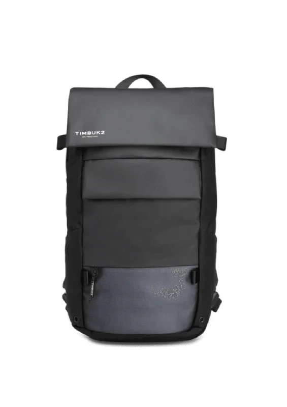 Lightweight nylon duffel travel bag with multiple exterior pockets for quick accessTimbuk2 Robin Commuter Backpack - Jet Black